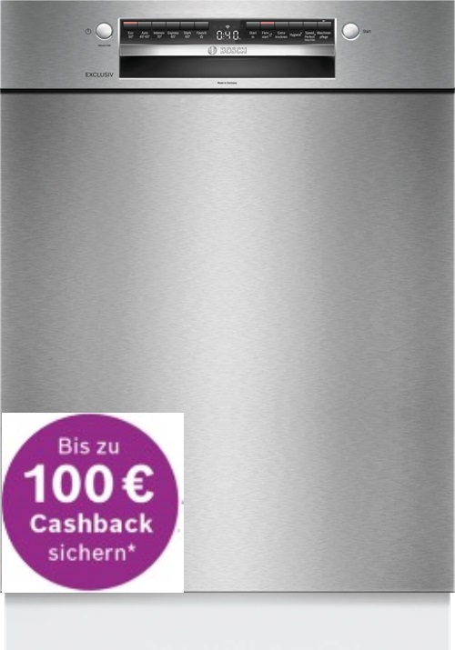 Unterbau-Geschirrspüler Bosch SMU4EBS01D, 60 cm, - € 100,- Cashback